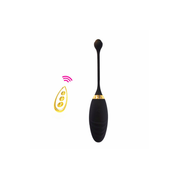 Oeuf vibrant noir avec 10 modes de vibration et 6 vitesses par mode 